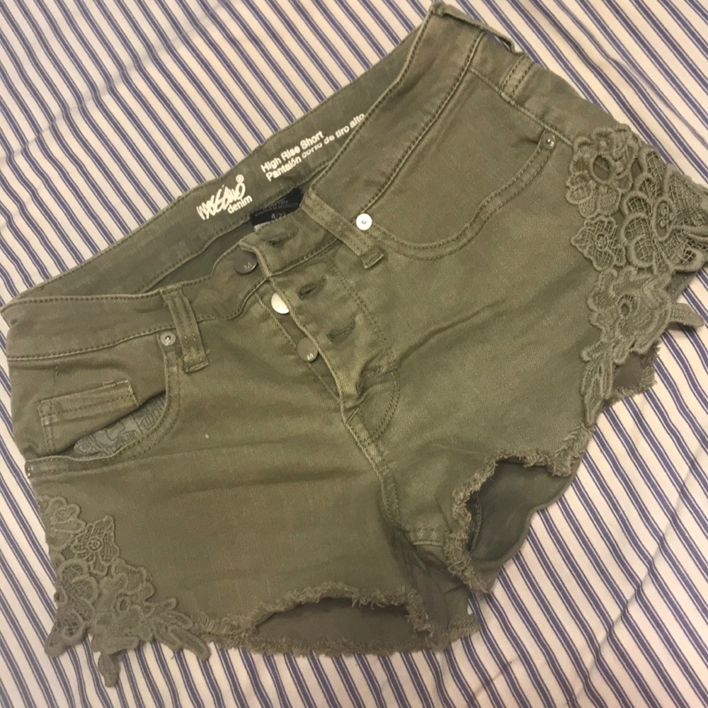 Green shorts